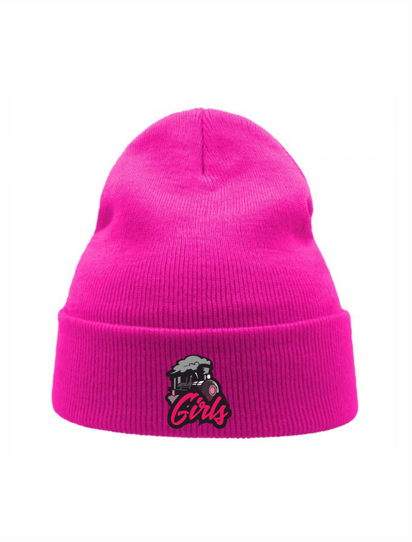 HK cirma Girls ziemas cepure fuksijas krāsā