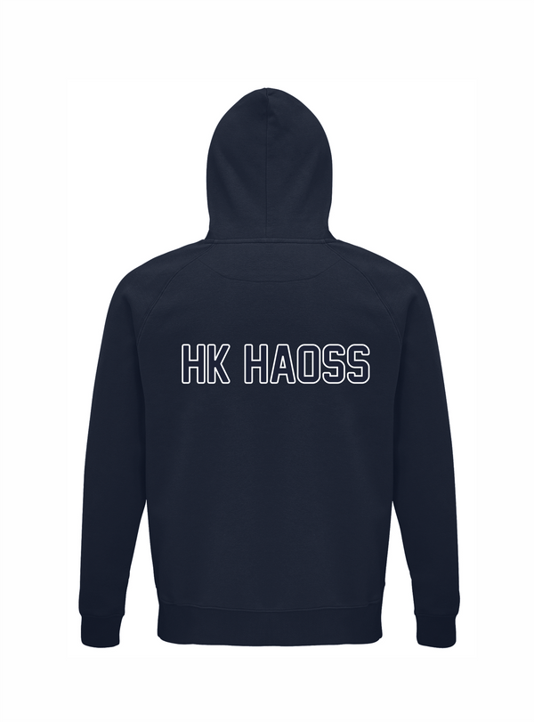 HK Haoss hoodie ar izšuvumu tumši zils