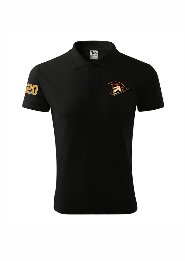 HK Sparta polo krekls ar izšuvumu melns