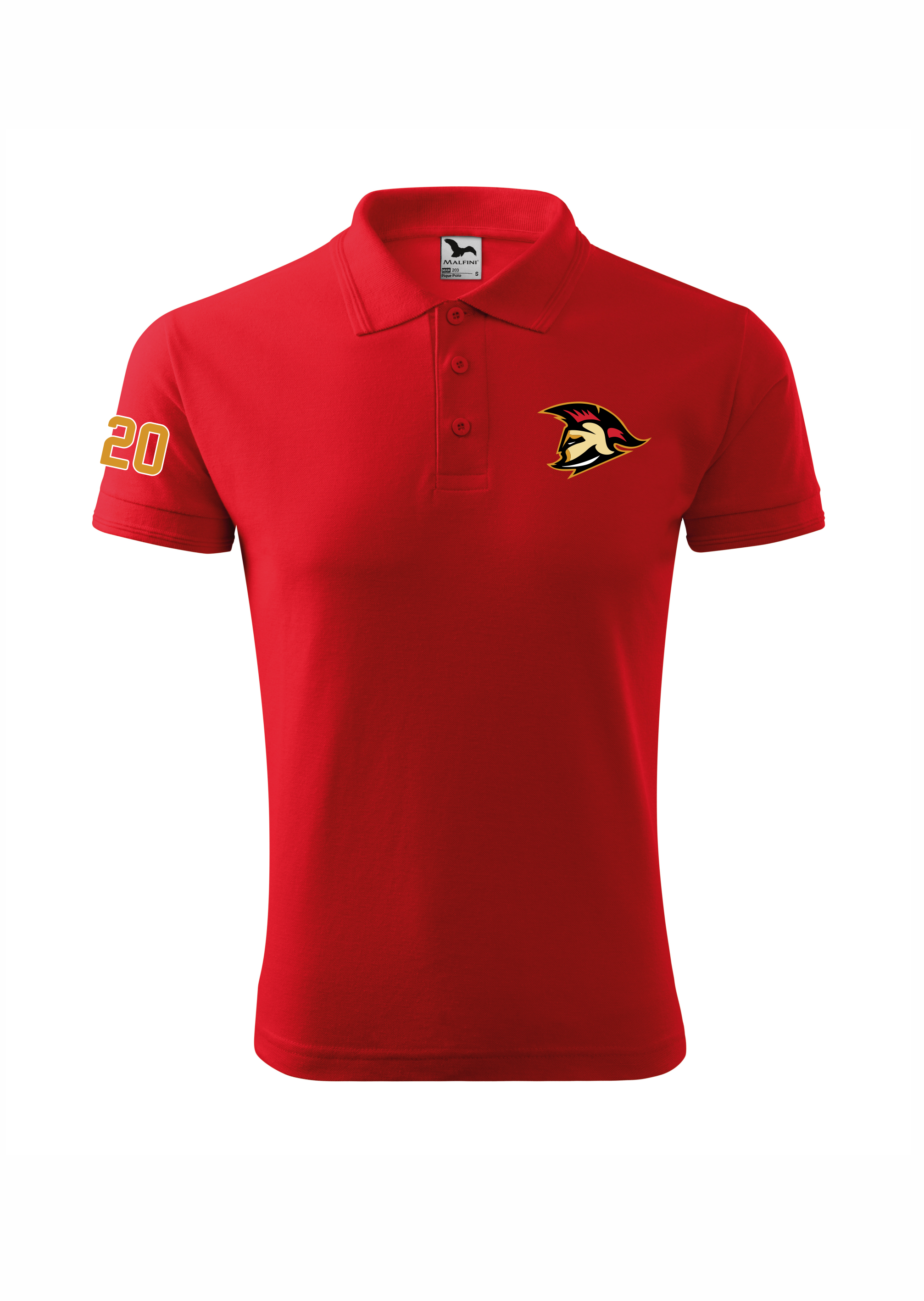 HK Sparta polo krekls ar izšuvumu sarkans