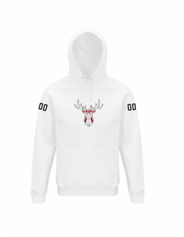 HK Sēļi hoodie balts ar izšuvumu