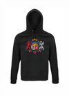 Hoodie ar Latvijas ģērboni melns