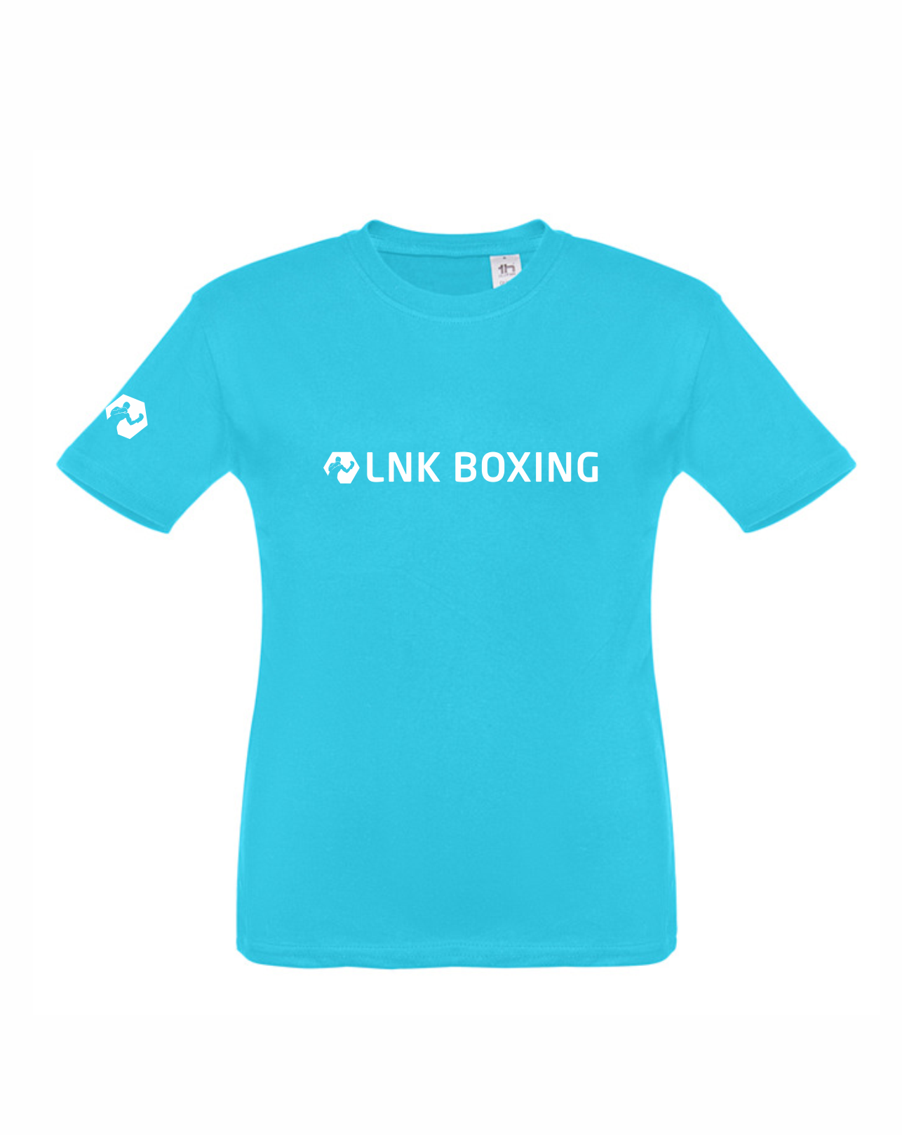 LNK Boxing bērnu t-krekls ar apdruku tirkīzzils