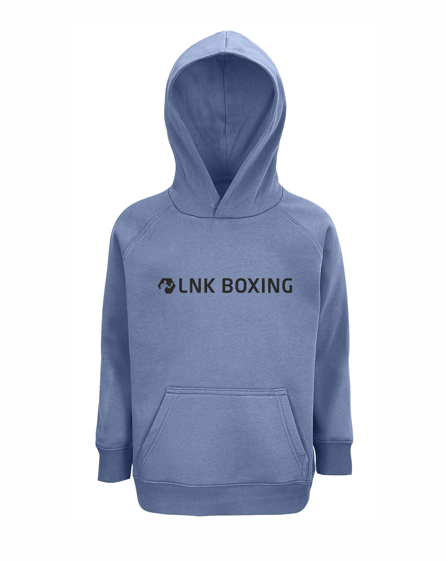 LNK Boxing bērnu hoodie ar izšuvumu zils