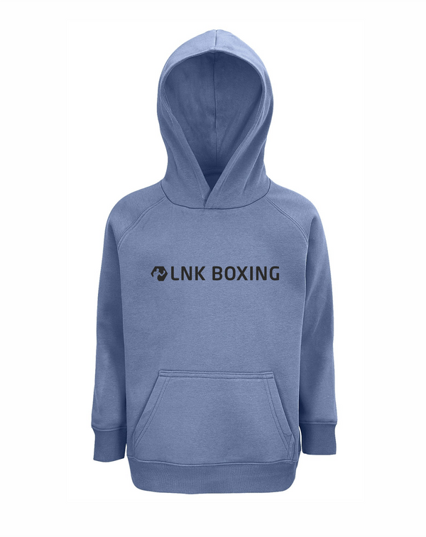 LNK Boxing bērnu hoodie ar izšuvumu zils
