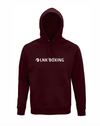LNK boxing hoodie ar izšuvumu bordo