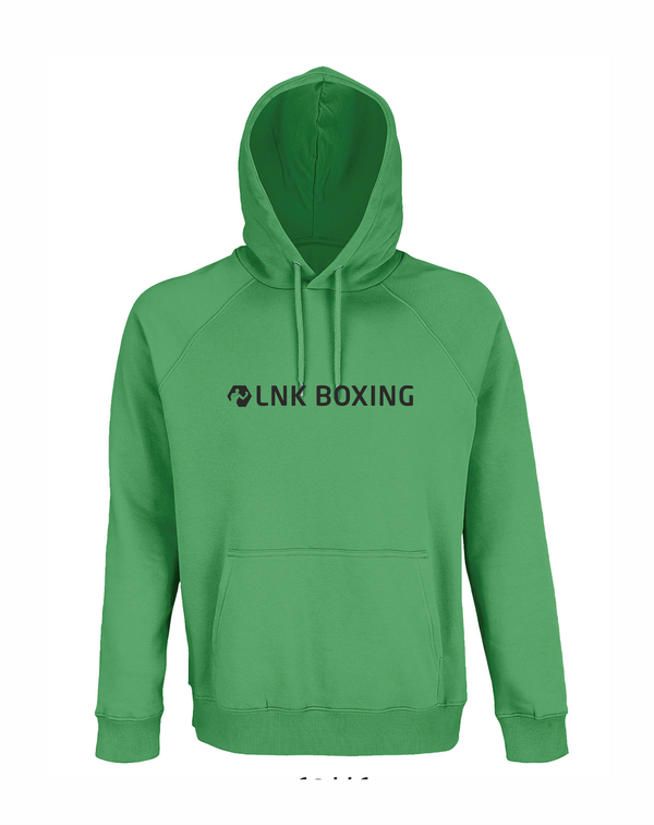 LNK boxing hoodie ar izšuvumu zaļš