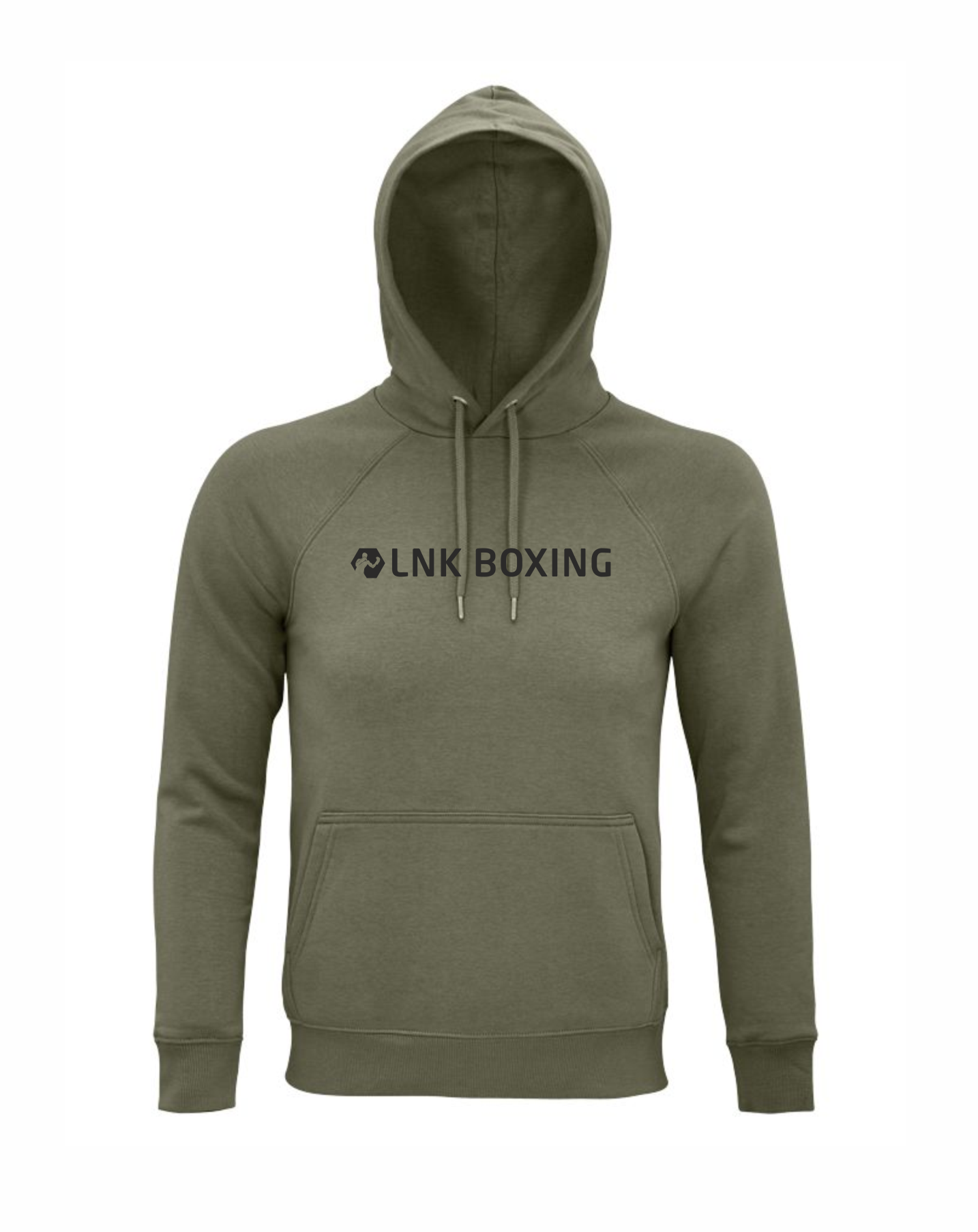 LNK boxing hoodie ar izšuvumu  khaki