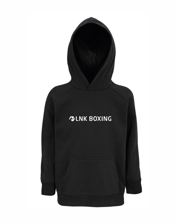 LNK Boxing bērnu hoodie ar izšuvumu melns