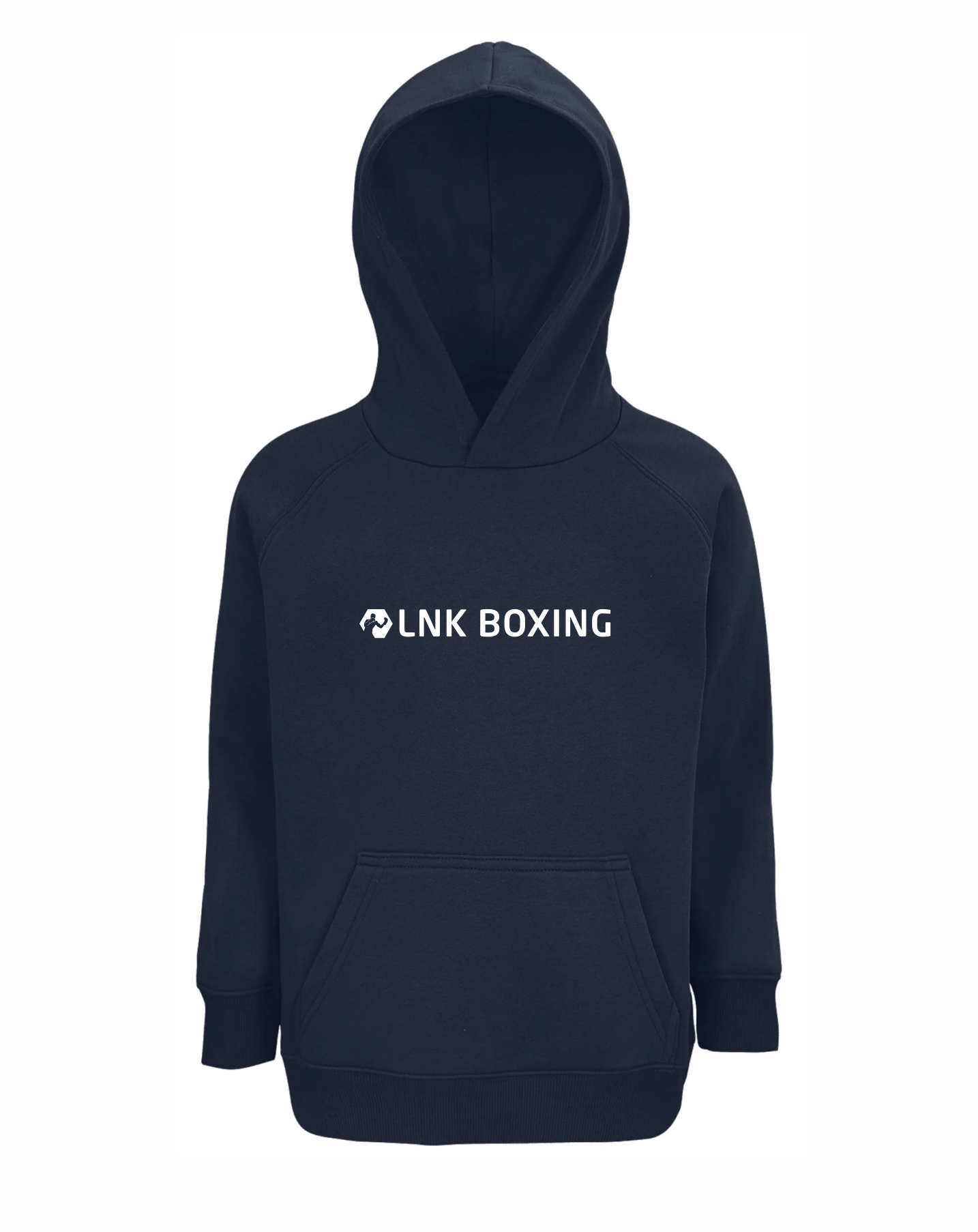 LNK Boxing bērnu hoodie ar izšuvumu tumši zils