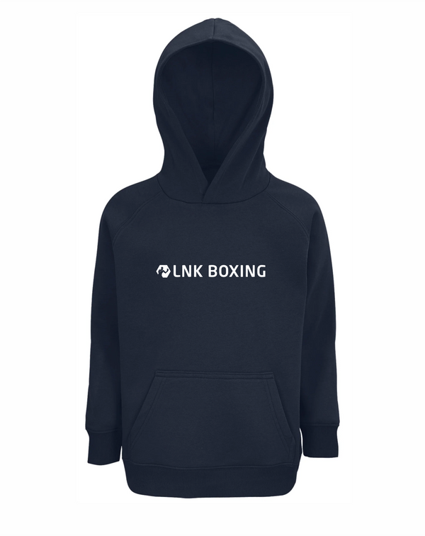 LNK Boxing bērnu hoodie ar izšuvumu tumši zils