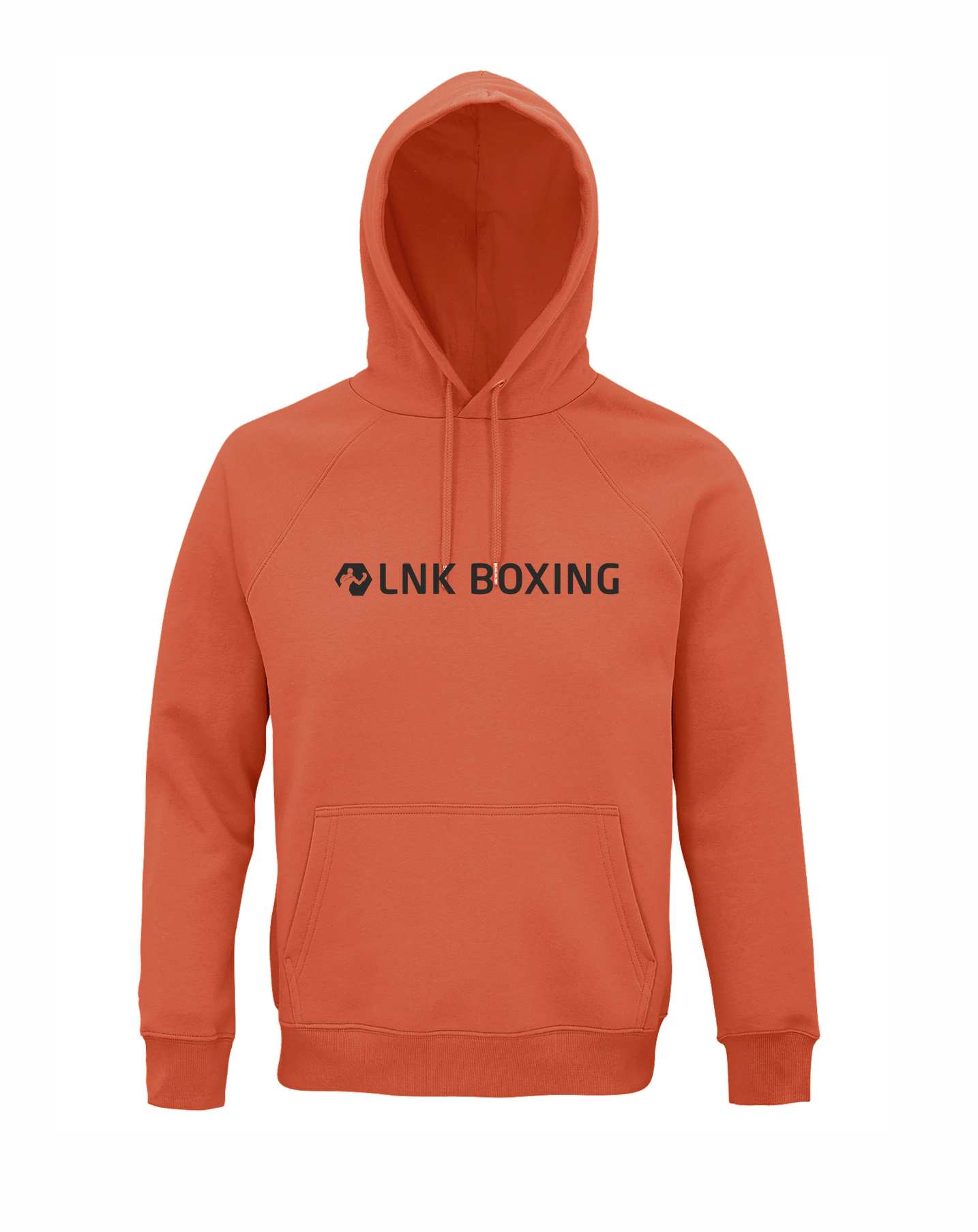 LNK boxing hoodie ar izšuvumu  orange