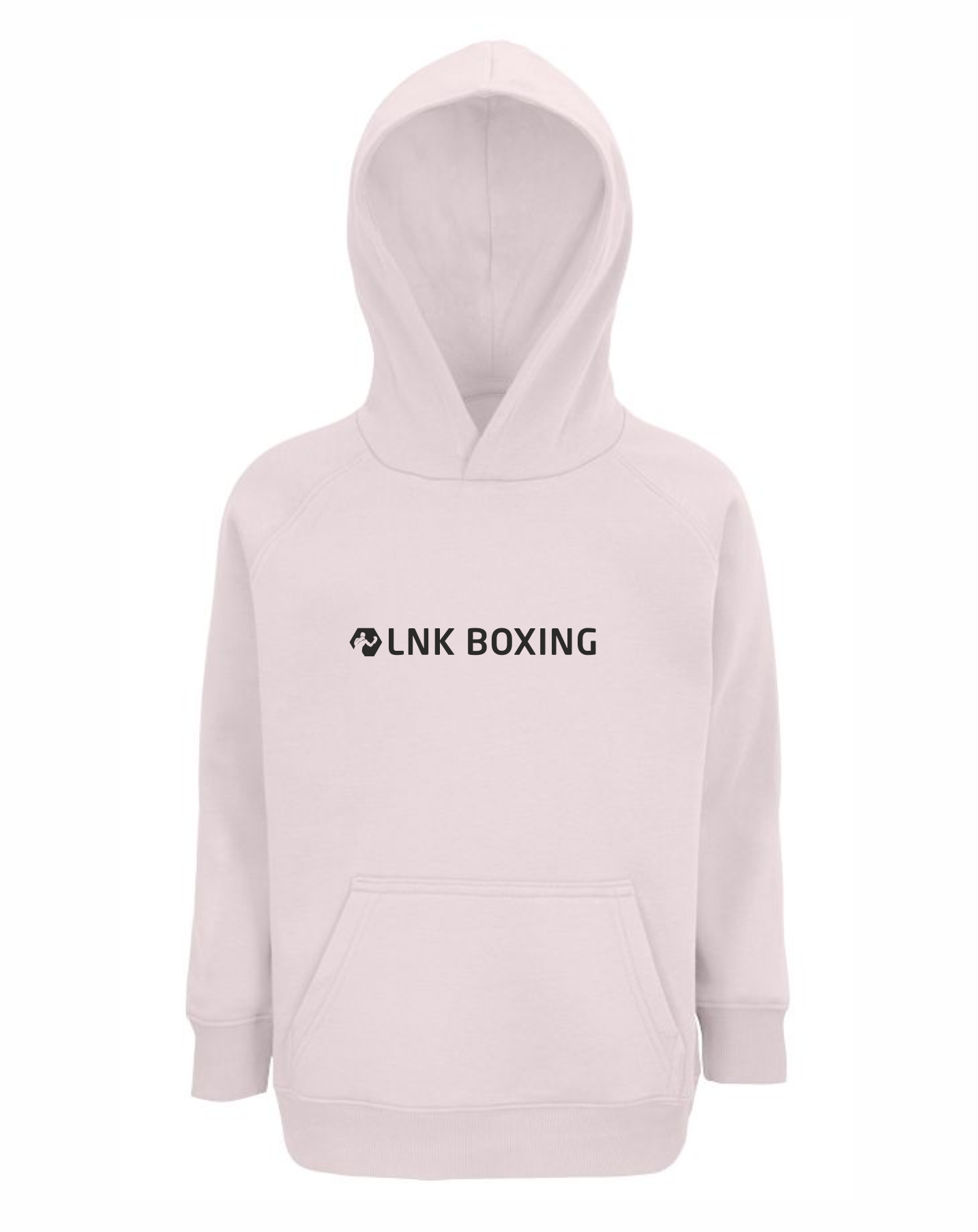 LNK Boxing bērnu hoodie ar izšuvumu rozā