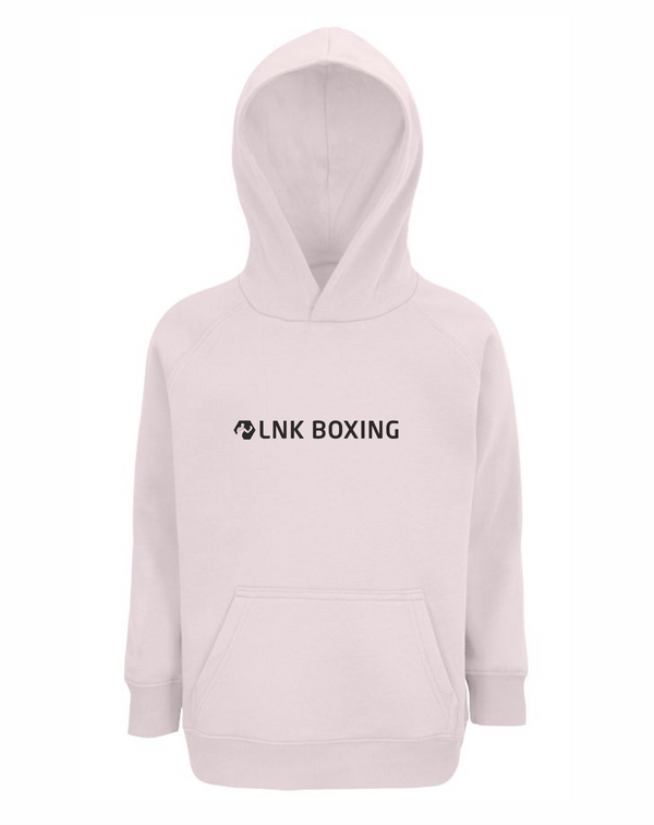 LNK Boxing bērnu hoodie ar izšuvumu rozā