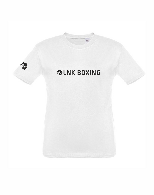 LNK Boxing bērnu t-krekls ar apdruku balts