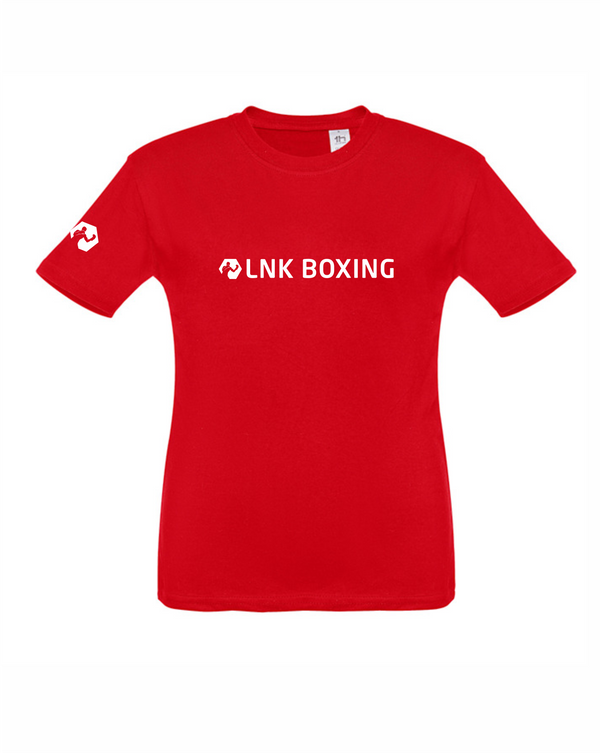 LNK Boxing bērnu t-krekls ar apdruku sarkans