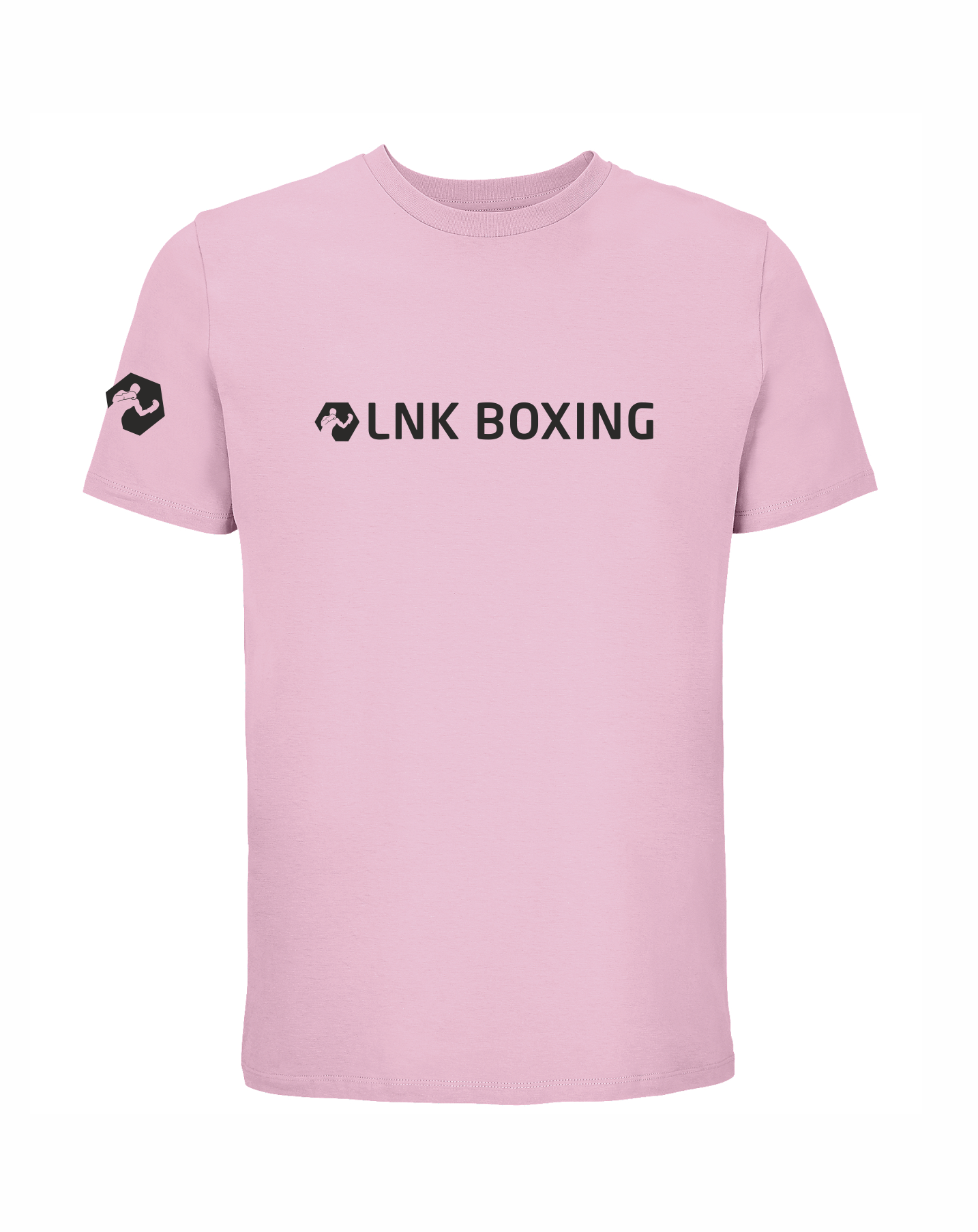 Lnk boxing t-krekls rozā krāsā #1