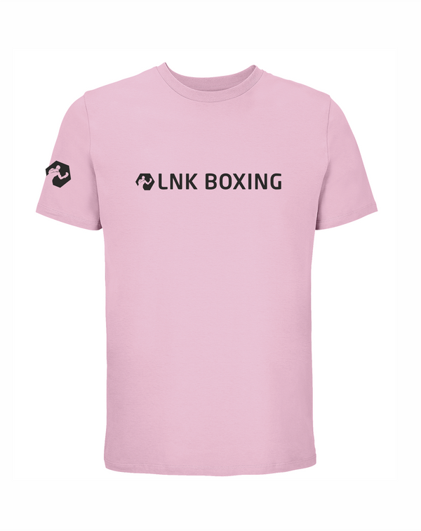 Lnk boxing t-krekls rozā krāsā #1