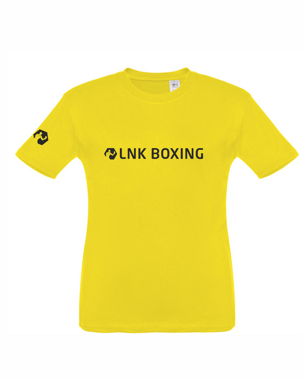 LNK Boxing bērnu t-krekls ar apdruku dzeltens
