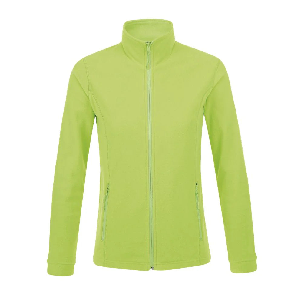 Flīša jaka NOVA WOMEN neon green