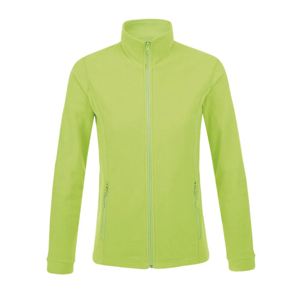 Flīša jaka NOVA WOMEN neon green