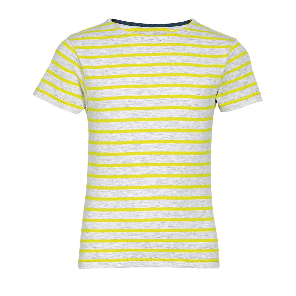 Bērnu t-krekls MILES KIDS ash/lemon