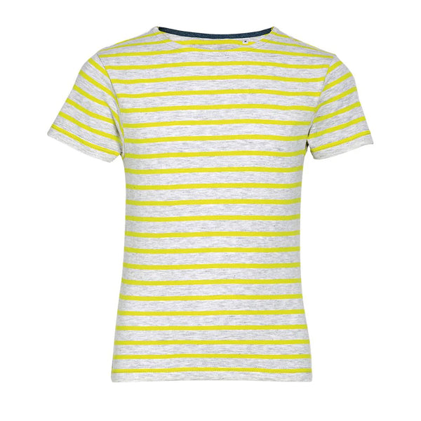 Bērnu t-krekls MILES KIDS ash/lemon