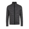 Flīša jaka TURBO dark grey/black