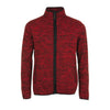 Flīša jaka TURBO dark red/black