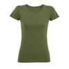 Sieviešu t-krekls MARTIN WOMEN dark khaki