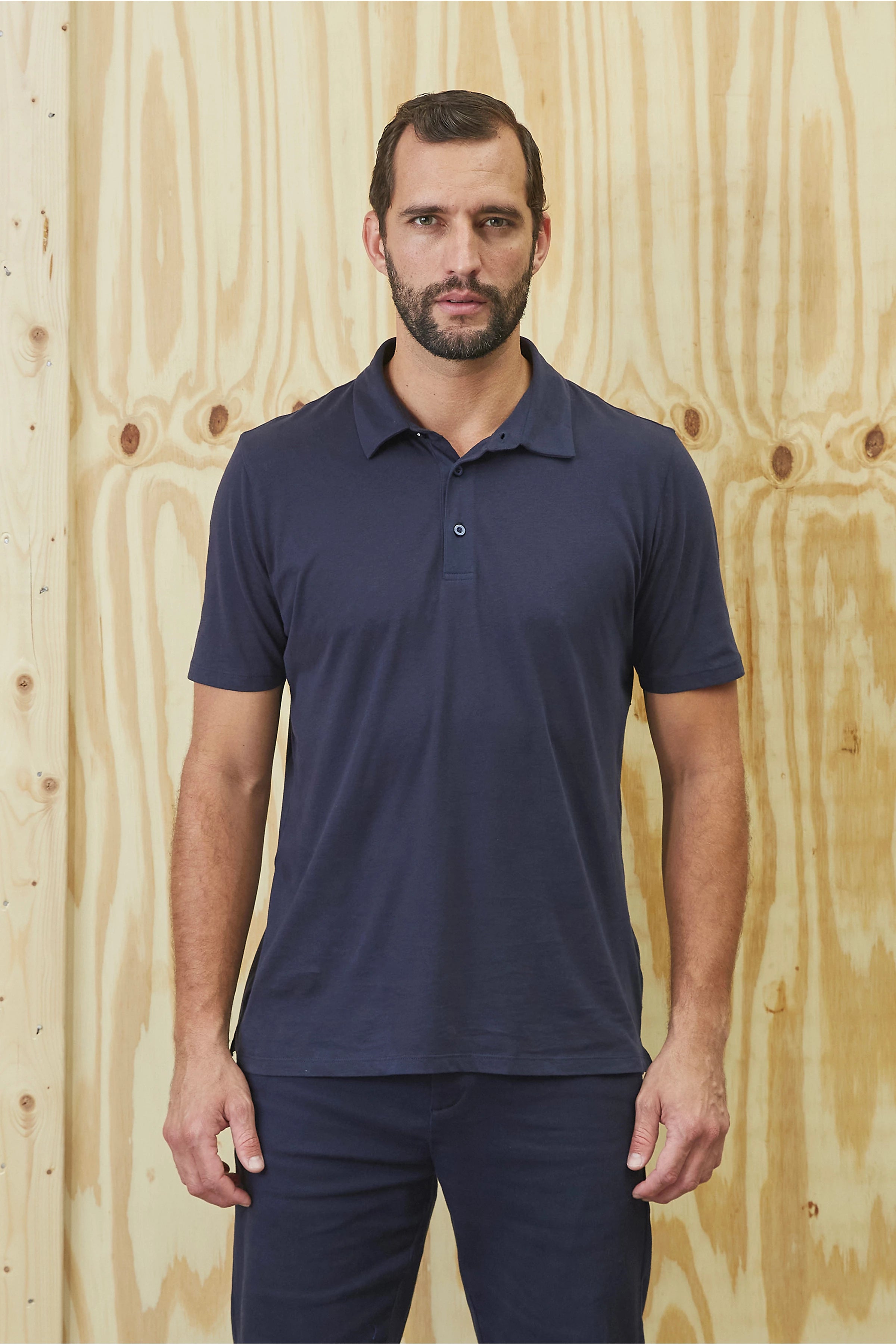 Vīriešu polo krekls OCTAVE deep black