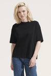 Sieviešu t-krekls BOXY WOMEN deep black