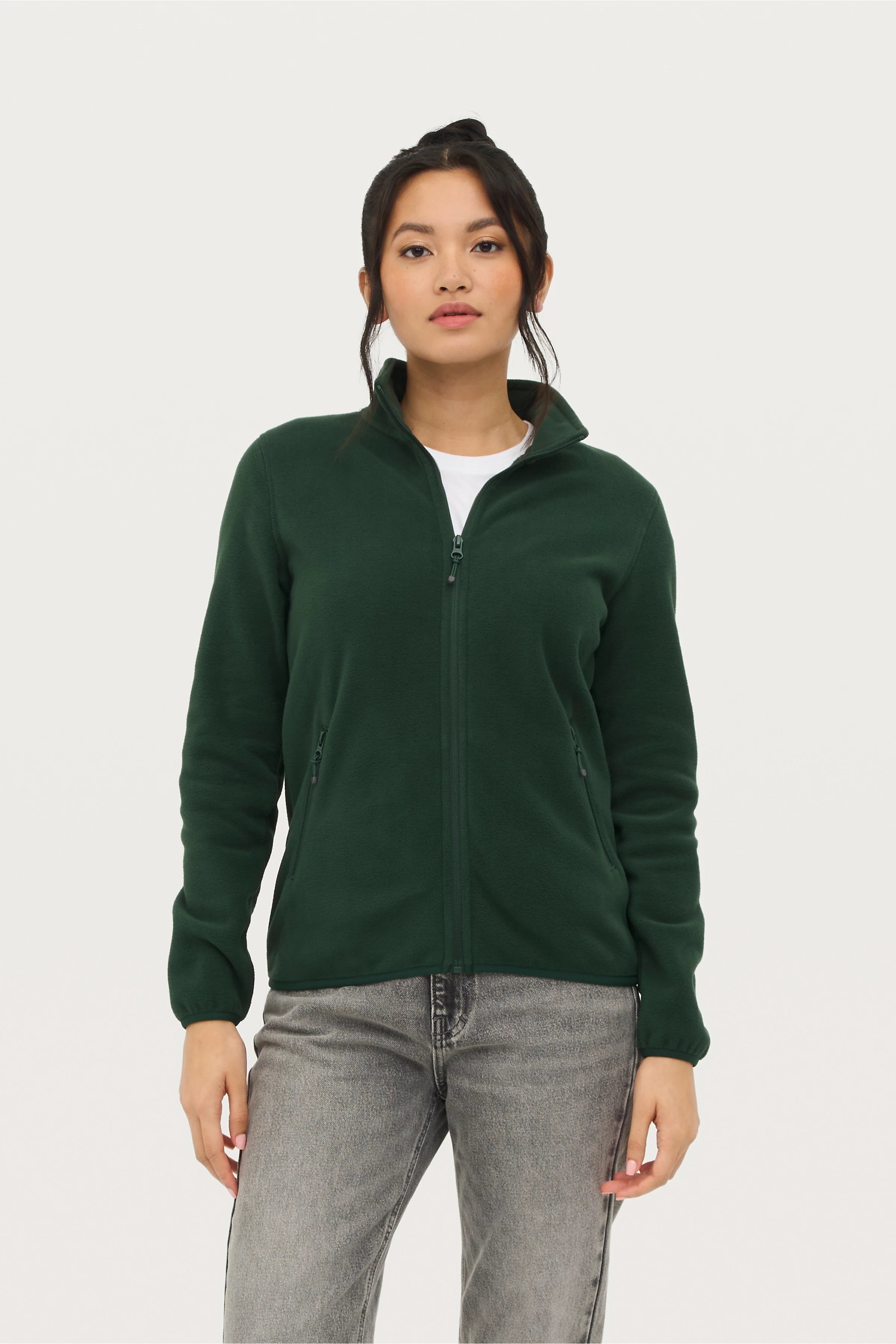 Flīša jaka FACTOR WOMEN forest green