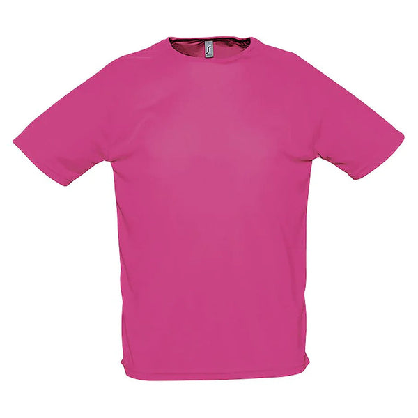 Sporty vīriešu sporta t-krekls neon pink