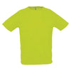 Sporty vīriešu sporta t-krekls neon green