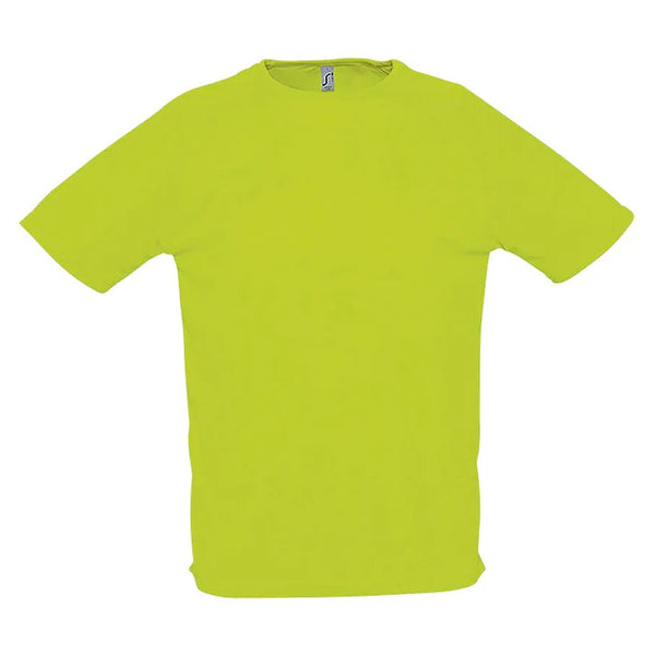 Sporty vīriešu sporta t-krekls neon green