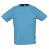 Sporty vīriešu sporta t-krekls aqua