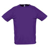 Sporty vīriešu sporta t-krekls dark purple