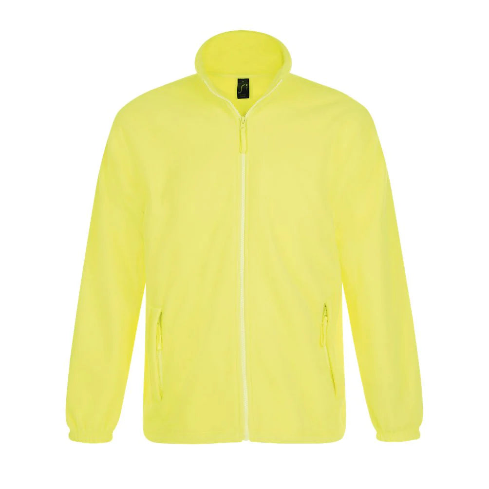 Flīša jaka North men neon yellow