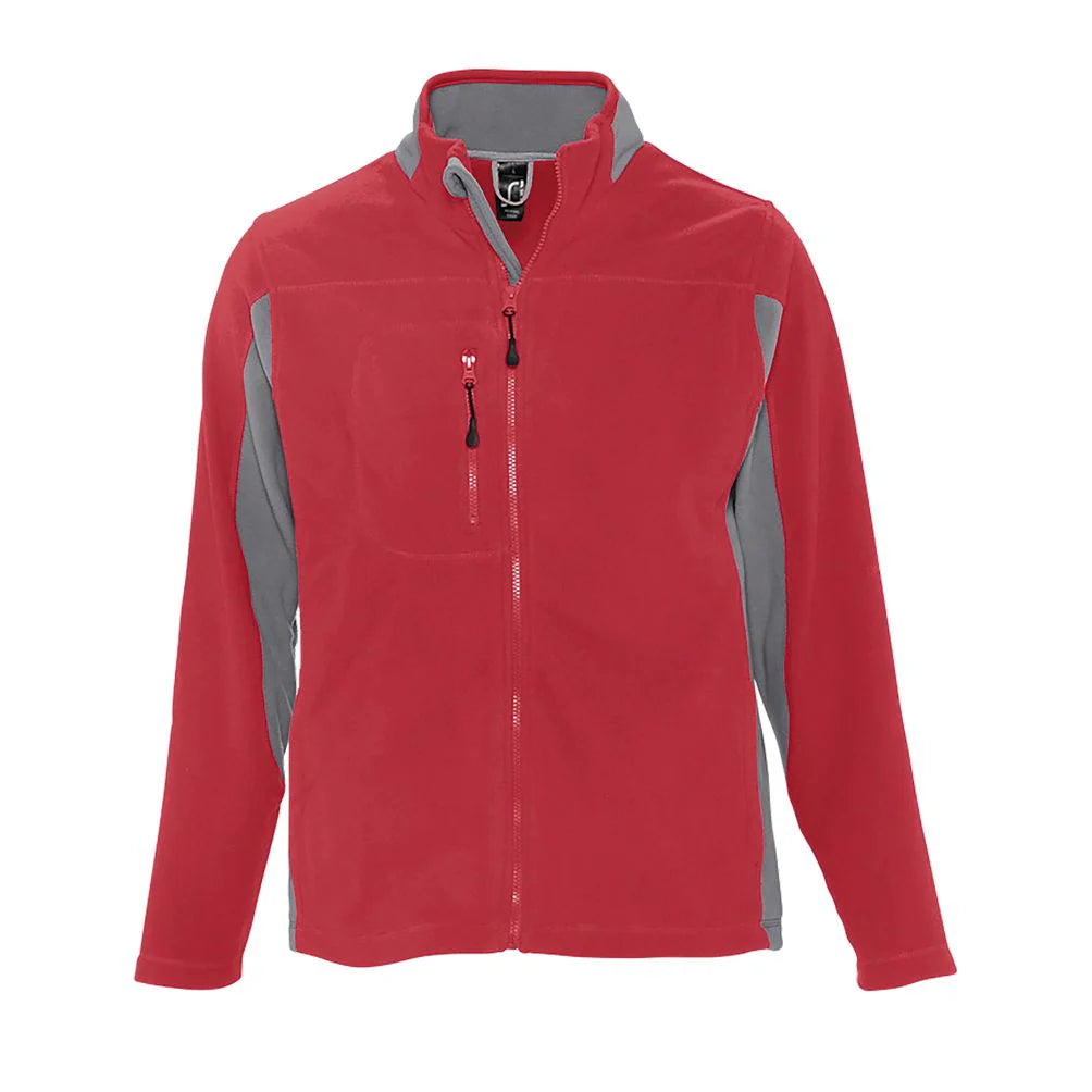 Flīša jaka NORDIC red
