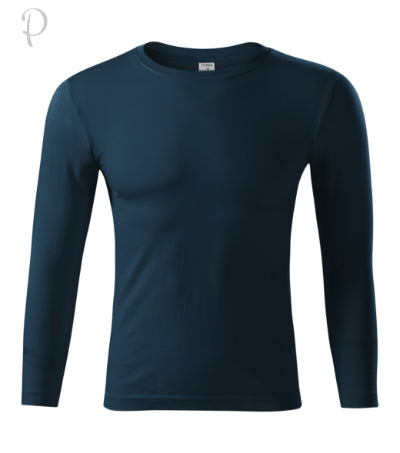Unisex T-krekls ar garām piedurknēm Progress LS P75 navy blue