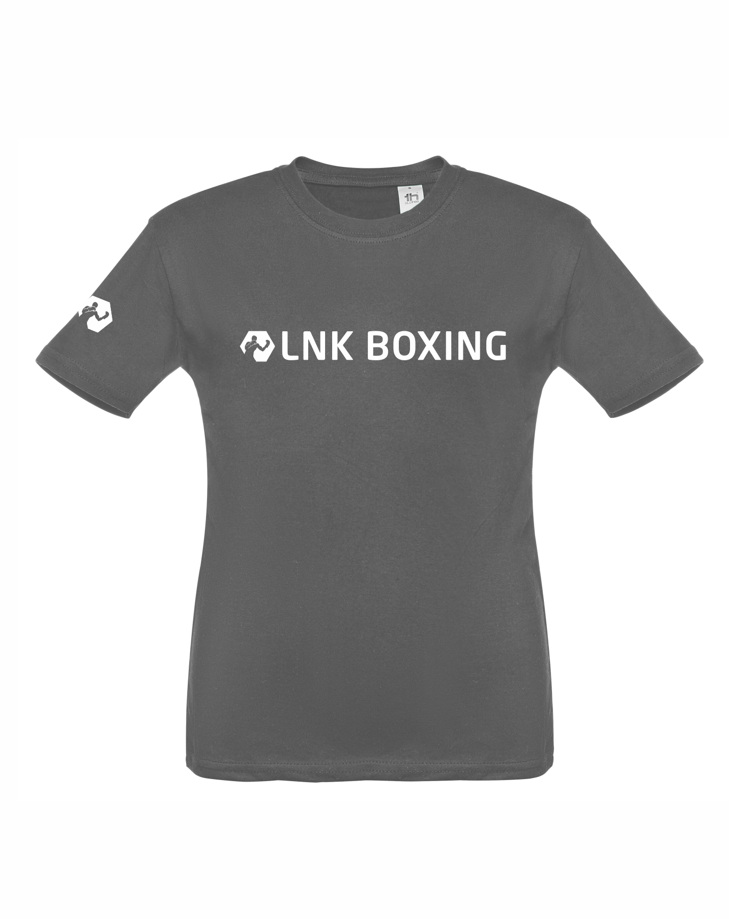 LNK Boxing bērnu t-krekls ar apdruku pelēks