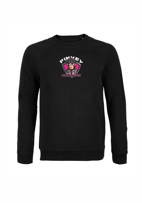 HK Pinkey Blinders džemperis melns ar izšuvumu