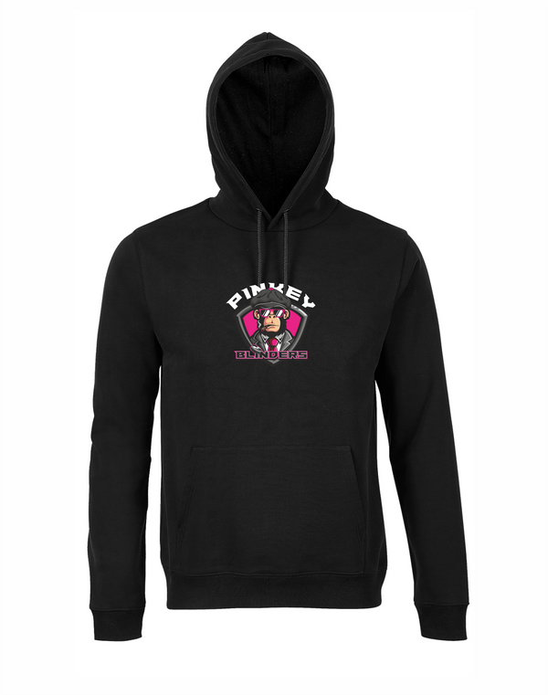 HK Pinkey blinders hoodie ar izšuvumu melns