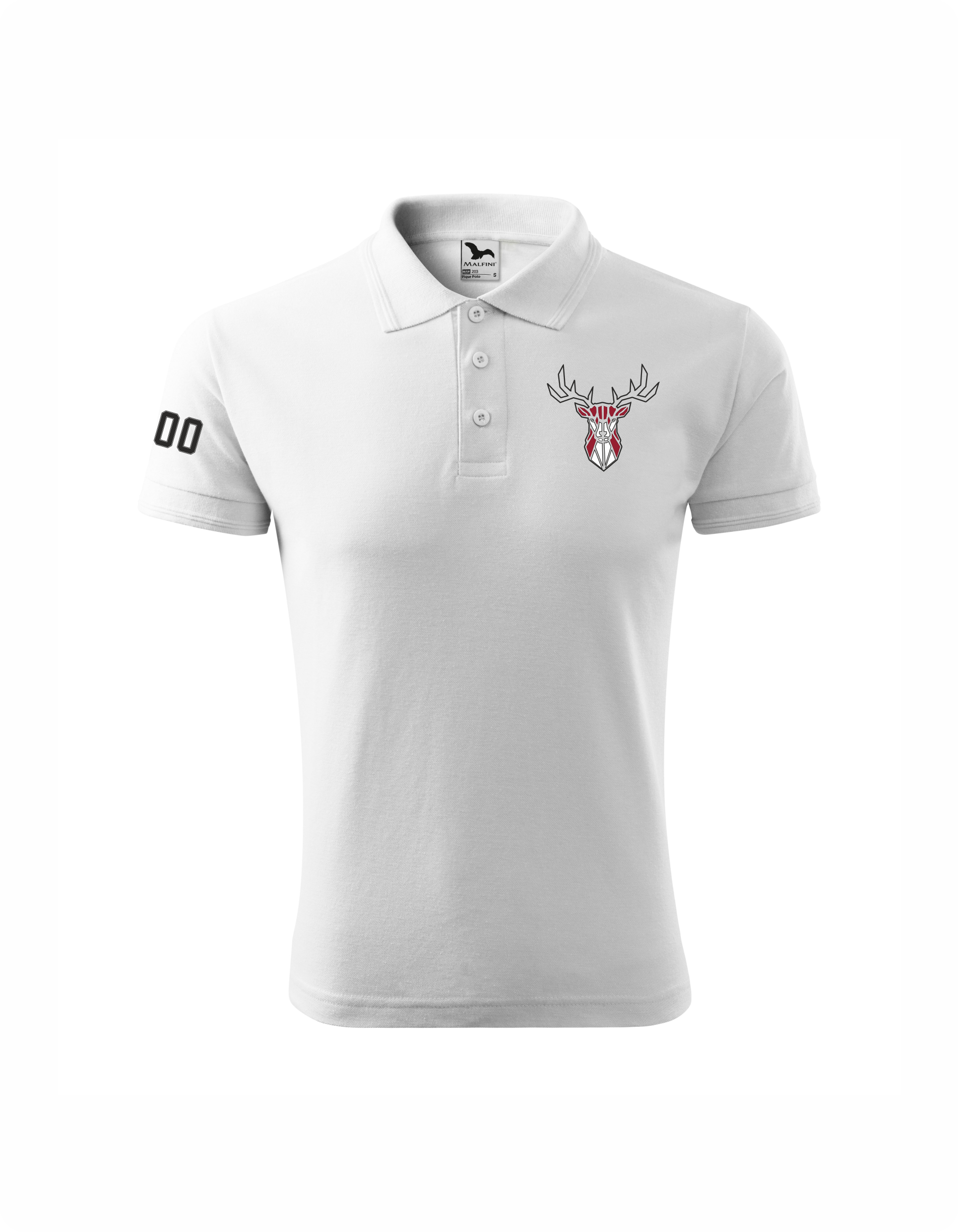 HK  Sēli polo krekls ar izšuvumu balts