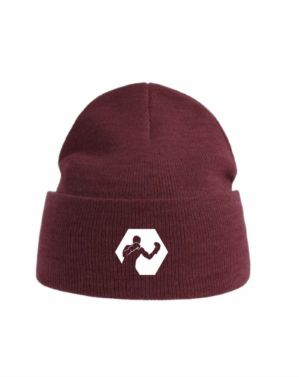 LNK Boxing ziemas cepure  bordo  garais modelis