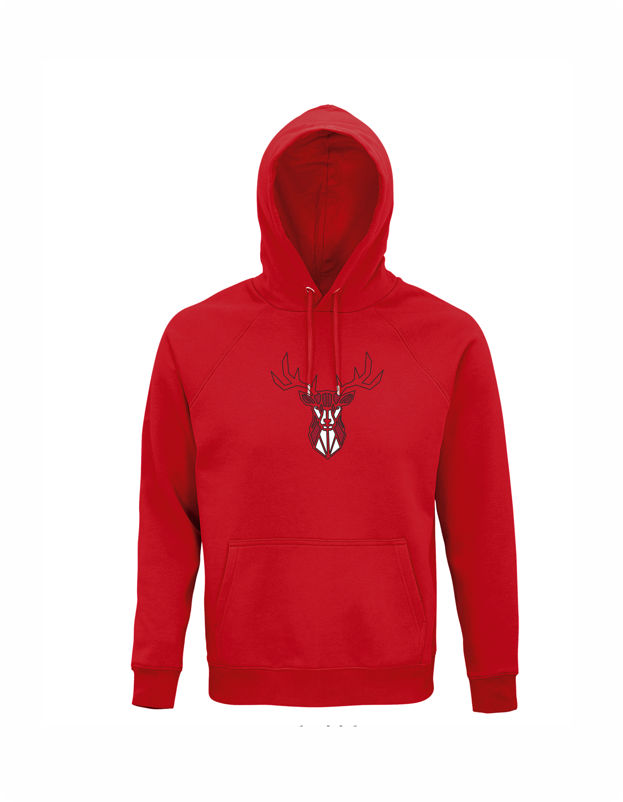 HK Sēļi hoodie sarkans ar izšuvumu