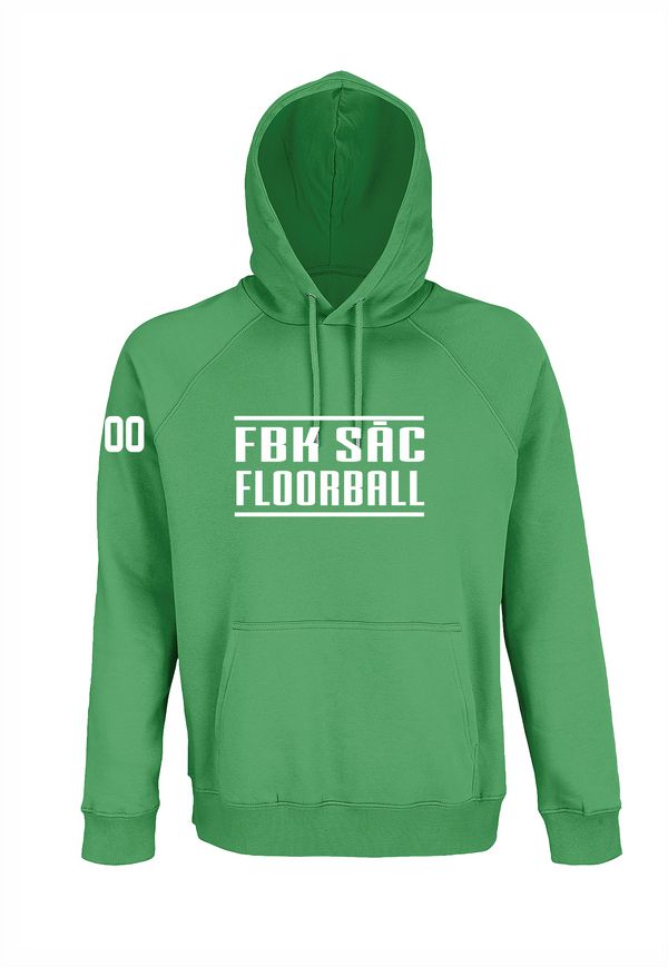 FBK SĀC hoodie zaļš ar izšuvumu