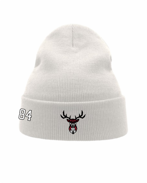 HK Sēļi ziemas cepure balta ar izšuvumu