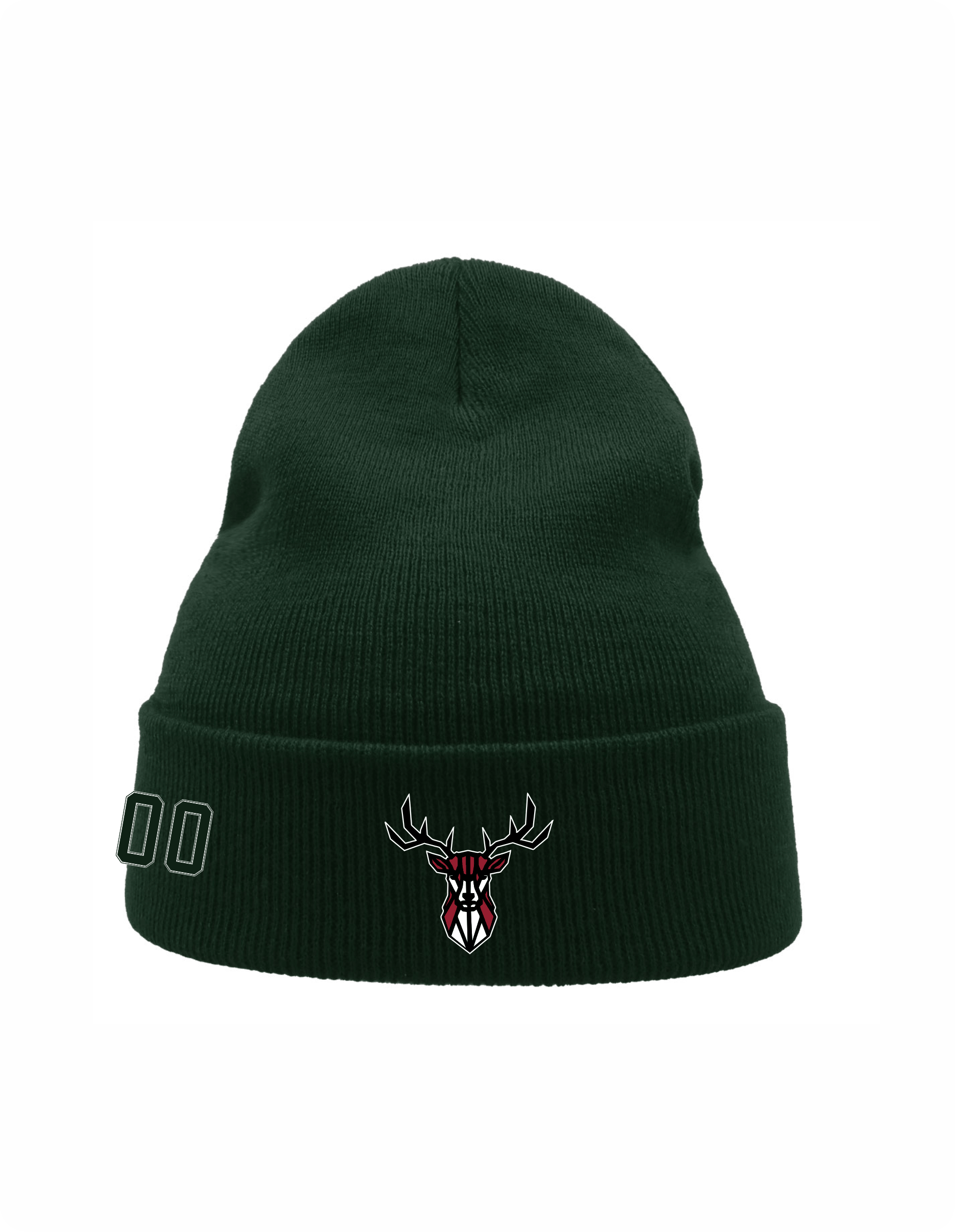 HK Sēļi ziemas cepure zaļa ar izšuvumu